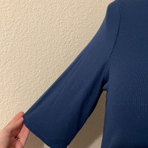 Lane Bryant Ribbed TurtleNeck Top - Picture 3 of 5